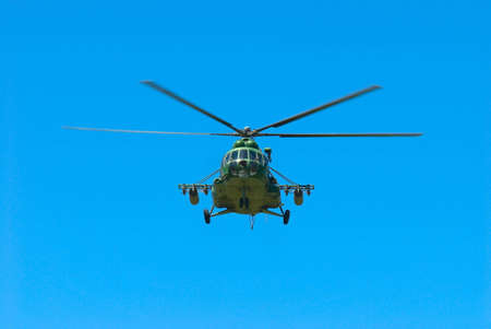 Russian military helicopterの写真素材
