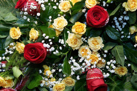 Bouquet flowers background
