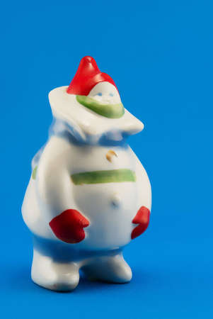 Russian christmas ceramics figurinesの写真素材