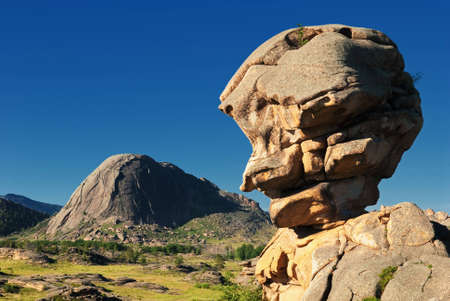 Natonal park Bayanaul in the Kazakhstanの写真素材