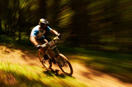ALMATY, KAZAKSTAN - MAY 27: V.Sak (N14) in action at Freestyle Mountain Bike Session in Almaty, Kazakstan MAY 27, 2012.のeditorial素材