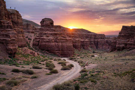 Charyn canyon in the Kazakhstan