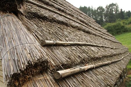 Straw roofの写真素材