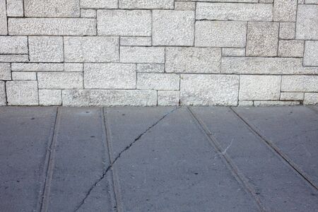 Wall of a house from a grey stone. A backgroundの写真素材