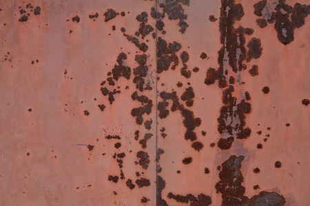 The sheet iron. The rust. Background and texture