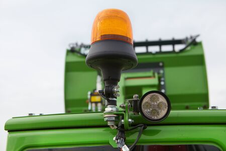 Agricultural tractor and its parts. Business and agricultureの写真素材