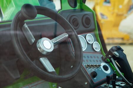 Agricultural tractor and its parts. Business and agricultureの写真素材