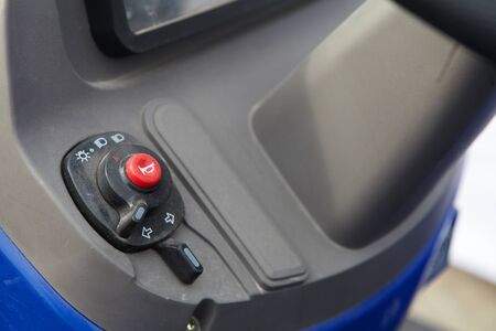 Agricultural tractor and its parts. Business and agricultureの写真素材