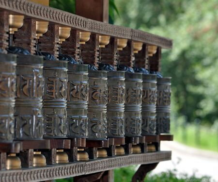 Tibetan bellsの写真素材