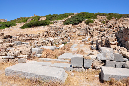 ruins on the island of Crete, Greece, Europeの写真素材