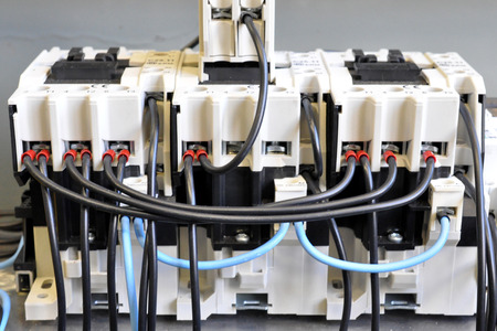 Modern electric contactorの写真素材