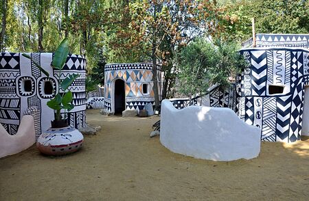 African villageのeditorial素材