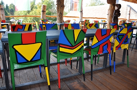 chair and table restaurantのeditorial素材