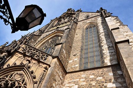 Cathedral, city of Brno, Moravia, Czech Republic, Europeのeditorial素材