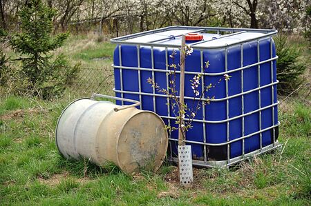 water barrelのeditorial素材