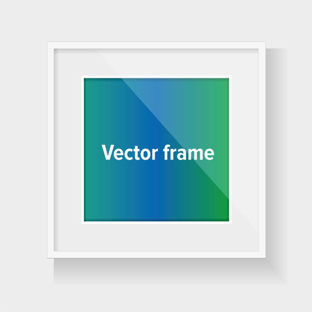 Square frame with colorful abstractのイラスト素材