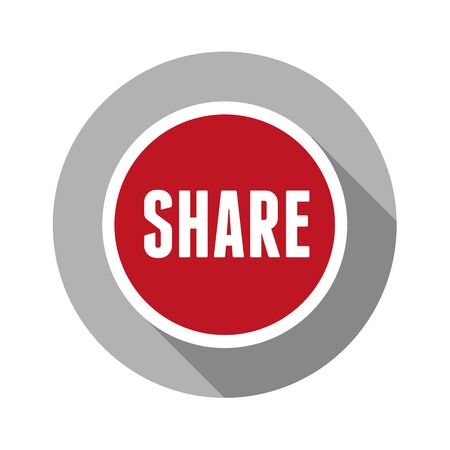 Vector share buttonのイラスト素材