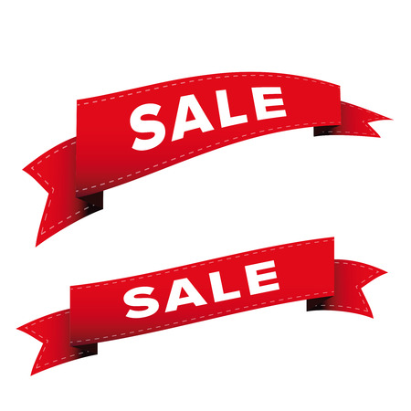Sale ribbon vectorのイラスト素材