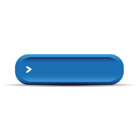 Blue empty button vectorのイラスト素材