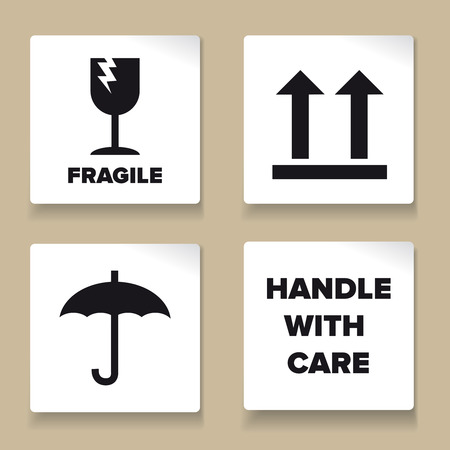 Packaging Labels or stickers vectorのイラスト素材