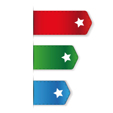 Bookmark icon set vectorのイラスト素材