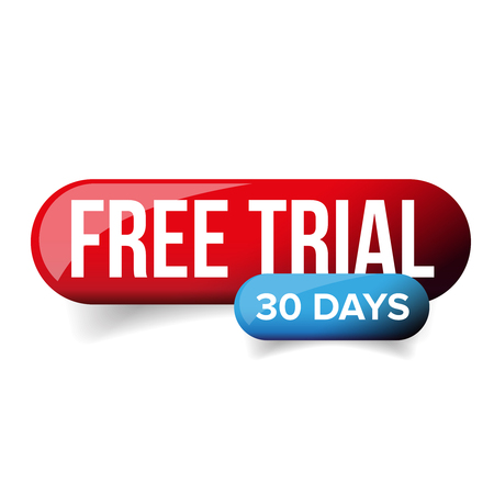 Free trial - 30 days vector.のイラスト素材