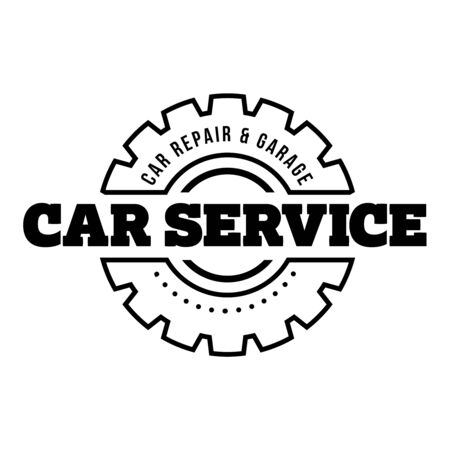 Car service vintage stampのイラスト素材
