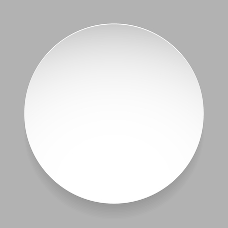 Empty sticker roundのイラスト素材