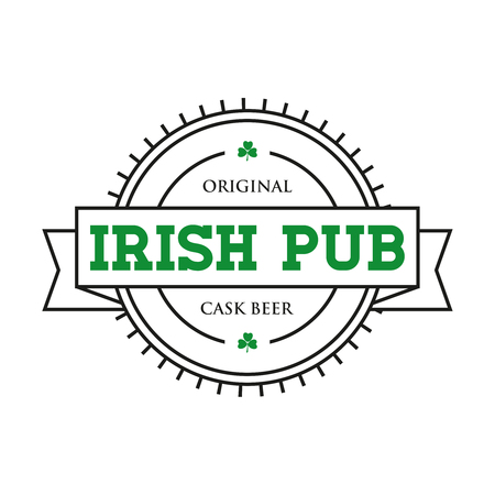 Irish pub vintage stamp vectorのイラスト素材