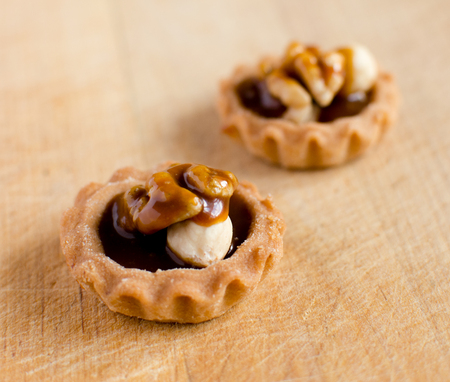 Nut and honey cupcakeの写真素材