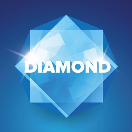 Diamond vectorのイラスト素材
