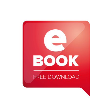 E-book. Electronic Library iconのイラスト素材