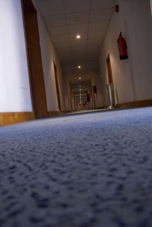 Modern corridor in the hotelの写真素材