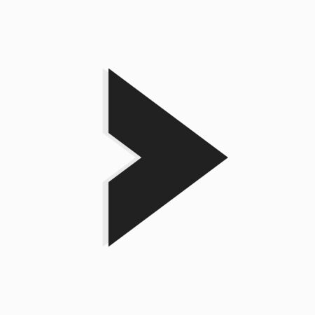 Arrows mark. Flat style vector illustration.のイラスト素材