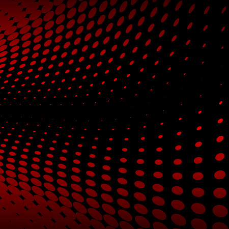 Abstract vector background illustration of a red halftoneのイラスト素材