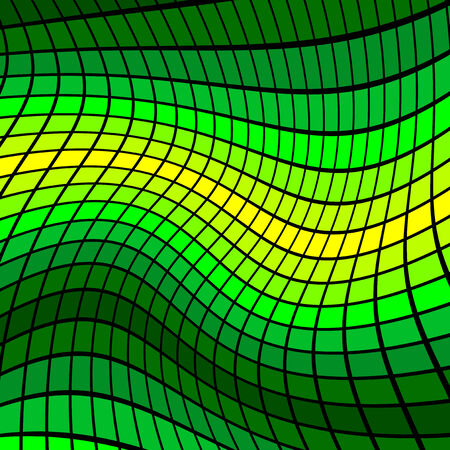 Abstract illustration of a warped mosaic backgroundのイラスト素材