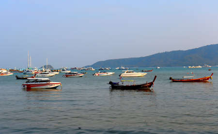 Landscape sea tropical coast in asia, sea, yachts, natureLandscape sea tropical coast in asia, sea, yachts, natureの写真素材