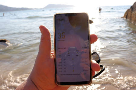 paragliding with a soft wing, beach vacation