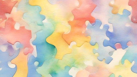 Rainbow watercolor, rainbow, pastel rainbow background, Colored pastel textures, color backgroundの素材