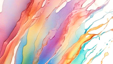 Rainbow watercolor, rainbow, pastel rainbow background, Colored pastel textures, color backgroundの素材
