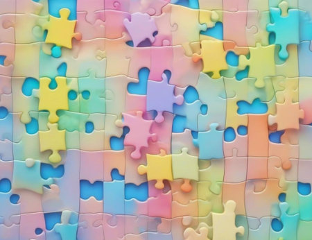 Background for design in rainbow colors, pastel graphicsの素材