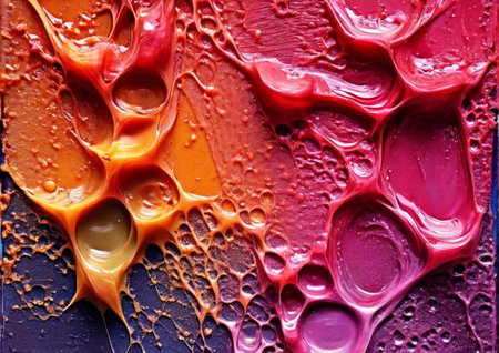 Wax texture background, wax melts and flowsの素材