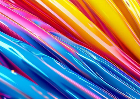 Art oil and acrylic smear blot canvas painting wall. Abstract texture pastel color stain brushstroke texture background.の素材