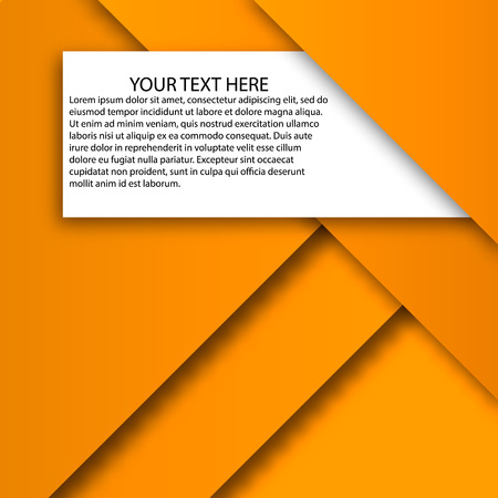 A Vector orange layers abstract vector geometric background, EPS10のイラスト素材