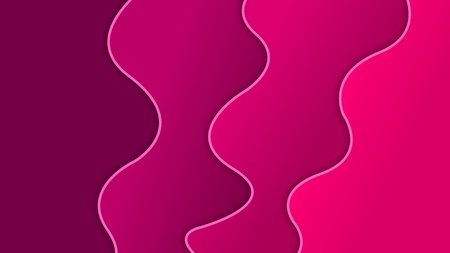 3D red gradient layers abstract background. Vector design for business presentations, flyers,...