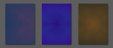 Collection minimal covers design. Cool colorful halftone gradients. Future geometric template.