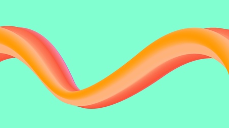 Abstract wavy colorful background with fluid shape. Trendy liquid vector illustration for cards, covers, wallpapers, banners.のイラスト素材