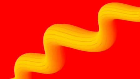 Abstract wavy colorful background with fluid shape. Trendy liquid vector illustration for cards, covers, wallpapers, banners.のイラスト素材