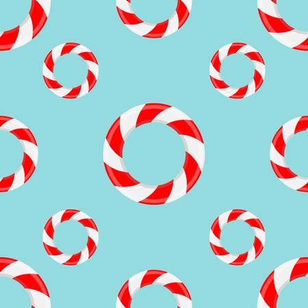 Lifebuoy seamless backgroundのイラスト素材