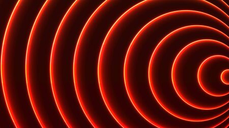 Futuristic colorful lines pattern. Bright vector 16:9 size abstract background.のイラスト素材